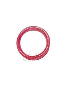 Silicone inzetring, 18 mm rood
