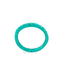 Silicone inzetring, 22 mm donker groen