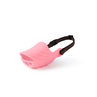 Silicone muilkorf roze maat S