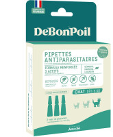 DeBonPoil kat zwaarder dan 5 kg-3 pipetten tegen vlo & teek