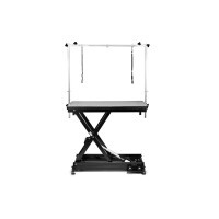 Luxy Groom, elektrische trimtafel dubbele beugel - Zwart