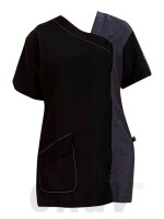 Trimshirt Side zwart/grijs, zijsluiting - XL