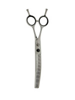 Gebogen effileerschaar Japan 58T 7