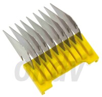 Opzetkam 1854 metaal, geel 16 mm