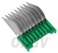 Opzetkam 1854 metaal, groen 22 mm