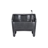 Kunststof professioneel bad met spatwand