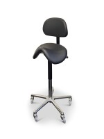 Ergo-chair, originele zadelzit met rugleuning